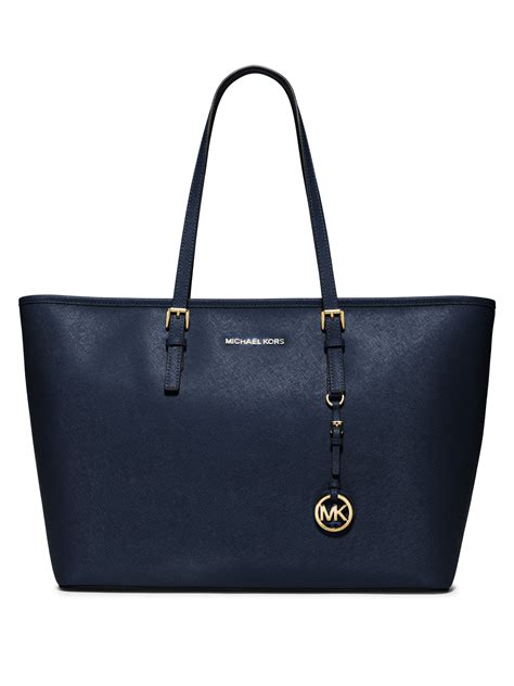 michael kors saffiano leather pale blue jet set tote|Michael Kors large tote handbags.